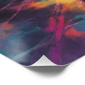 Dynamic Cityscape Racing Poster (Ecke)