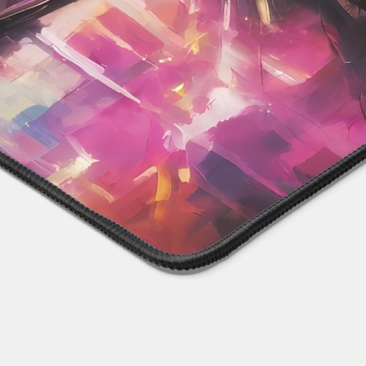 Dynamic Cityscape Racing Schreibtischunterlage (Ecke)