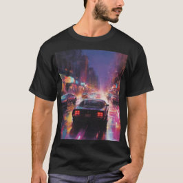 Dynamic Cityscape Racing T-Shirt