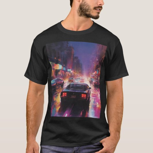 Dynamic Cityscape Racing T-Shirt (Vorderseite)