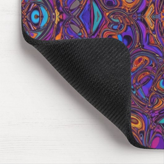 Dynamic Color Gradient Abstract Mosaic Mousepad (Ecke)