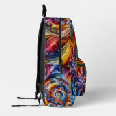 Dynamic Color Vortex Bedruckter Rucksack (Links)