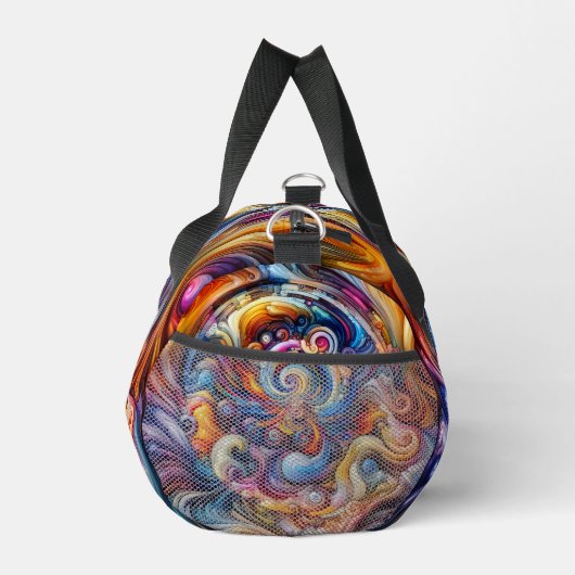 Dynamic Color Vortex Duffle Bag (Rechts)