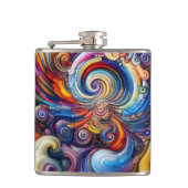 Dynamic Color Vortex Flachmann (Vorderseite)