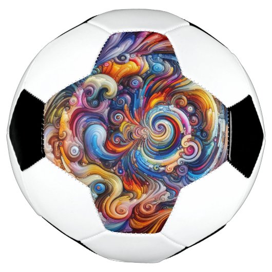 Dynamic Color Vortex Fußball (Gedreht)