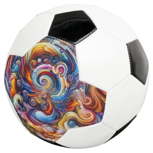 Dynamic Color Vortex Fußball (Dreiviertel)