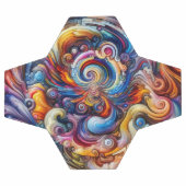 Dynamic Color Vortex Fußball (Flach)