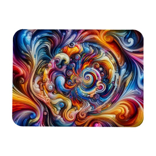 Dynamic Color Vortex Magnet (Horizontal)