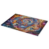 Dynamic Color Vortex Schneidebrett (Ecke)