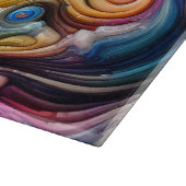 Dynamic Color Vortex Schneidebrett (Ecke)
