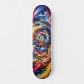 Dynamic Color Vortex Skateboard (Vorderseite)