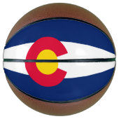 Dynamic Colorado State Flag Graphic Basketball (Vorderseite)