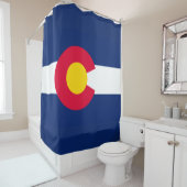 Dynamic Colorado State Flag Graphic Duschvorhang (Beispiel)