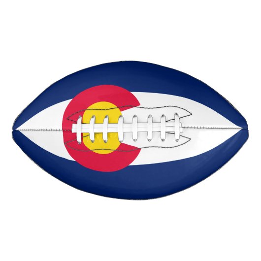Dynamic Colorado State Flag Graphic Football (Vorderseite)