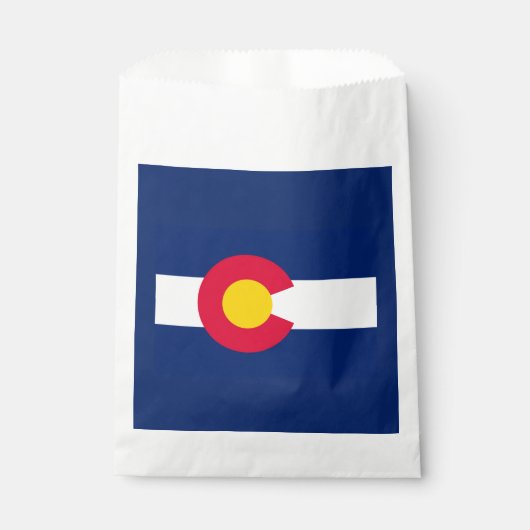 Dynamic Colorado State Flag Graphic Geschenktütchen (Vorderseite)