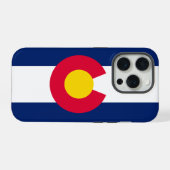 Dynamic Colorado State Flag Graphic iPhone Hülle (Rückseite (Horizontal))