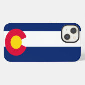 Dynamic Colorado State Flag Graphic iPhone Hülle (Rückseite (Horizontal))