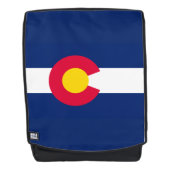 Dynamic Colorado State Flag Graphic Rucksack (Vorderseite)