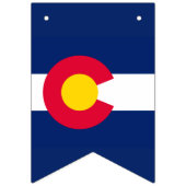 Dynamic Colorado State Flag Graphic Wimpelkette (Zweite Fahne)