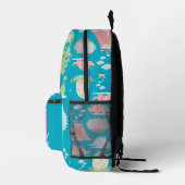 Dynamic Colorful Dinos Bedruckter Rucksack (Rechts)