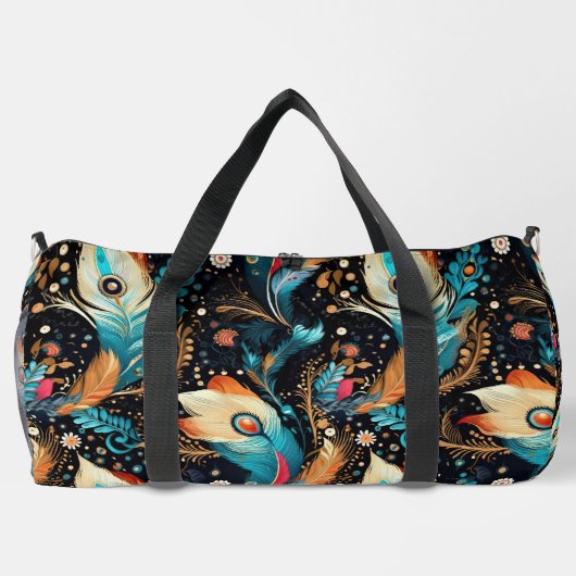 Dynamic Comet and Nebula Voyage Duffle Bag (Rückseite)