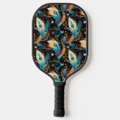 Dynamic Comet and Nebula Voyage Pickleball Schläger (Rückseite)