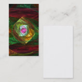 Dynamic Connections Abstrakt Art Business Card Visitenkarte (Vorne/Hinten)