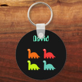 Dynamic Dinos Name Schlüsselanhänger David (Vorderseite)