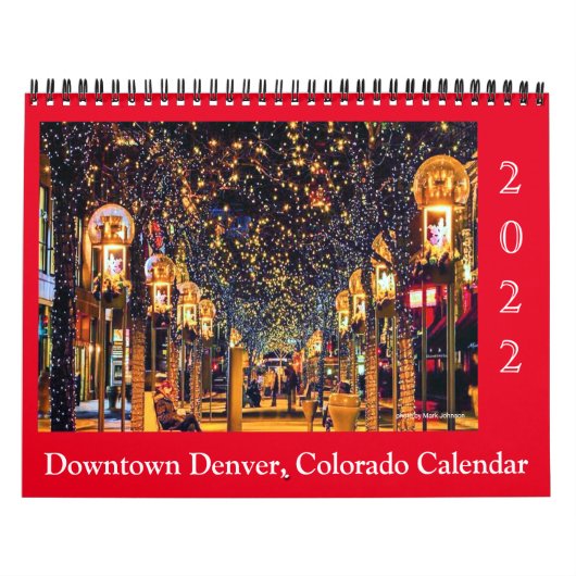 Dynamic Downtown Denver, Co-Foto Art Calendar Kalender (Titelbild)