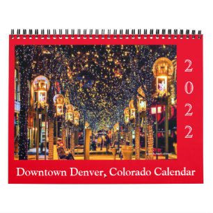 Dynamic Downtown Denver, Co-Foto Art Calendar Kalender