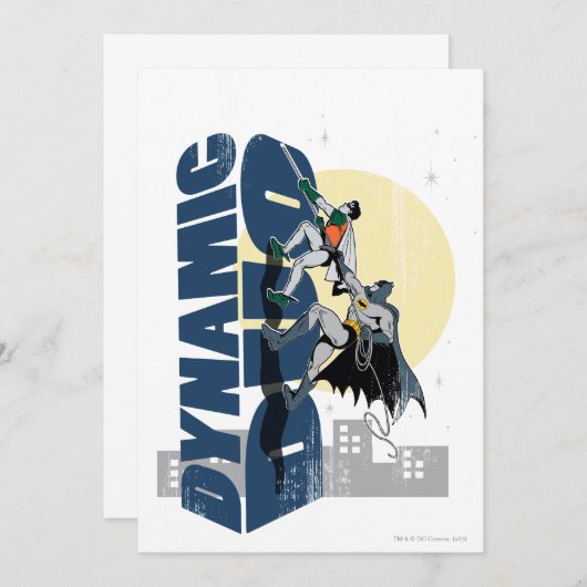 Dynamic Duo Graphic Einladung (Vorne/Hinten)