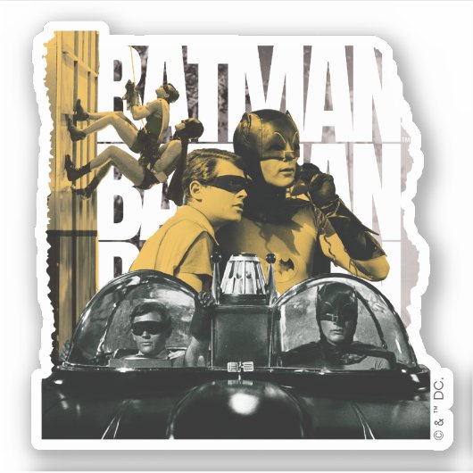 Dynamic Duo Scrapbook Fotografie Aufkleber (Vorderseite)