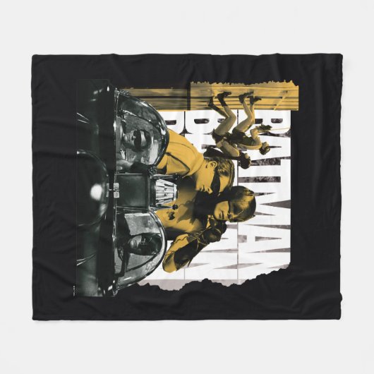 Dynamic Duo Scrapbook Fotografie Fleecedecke (Vorderseite (Horizontal))