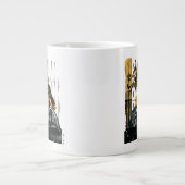 Dynamic Duo Scrapbook Fotografie Jumbo-Tasse (Vorderseite)