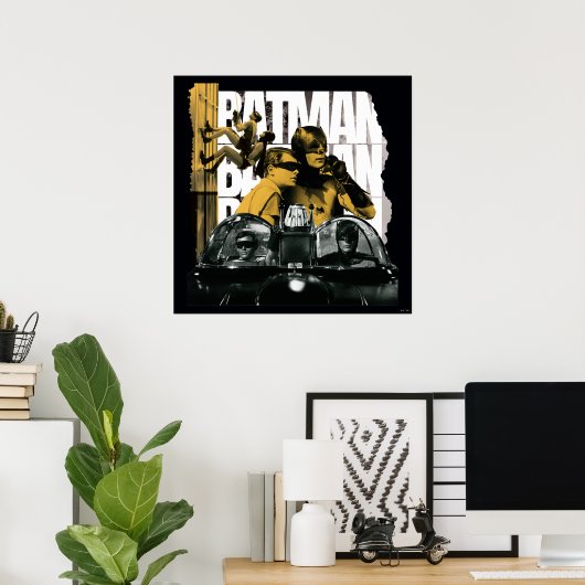 Dynamic Duo Scrapbook Fotografie Poster (Heimbüro)