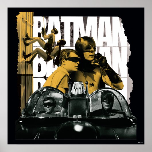 Dynamic Duo Scrapbook Fotografie Poster (Vorne)