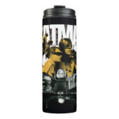 Dynamic Duo Scrapbook Fotografie Thermosbecher (Vorderseite)