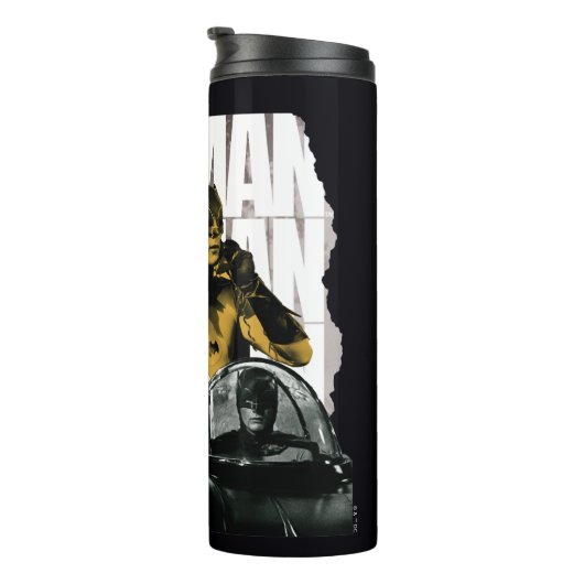 Dynamic Duo Scrapbook Fotografie Thermosbecher (Nach rechts gedreht)