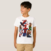"Dynamic Duo: Spidey & Phantastisch Friend T - Shi T-Shirt (Vorne ganz)