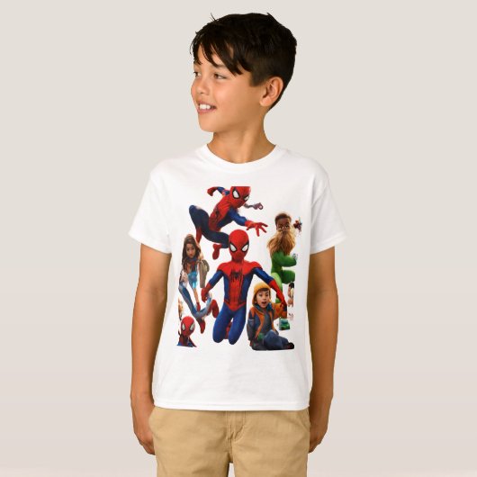 "Dynamic Duo: Spidey & Phantastisch Friend T - Shi T-Shirt (Vorne ganz)