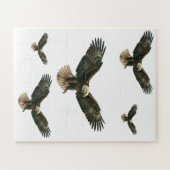 Dynamic Eagle Flock – Freedom and Power Puzzle. Puzzle (Horizontal)
