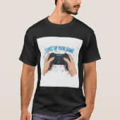 Dynamic Esports Champion Gaming Controller Design T-Shirt (Vorderseite)