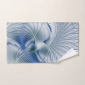 Dynamic Fantasy Abstract Blue Tones Fractal Art Badhandtuch Set (Handtuch)