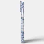 Dynamic Fantasy Abstrakt Blue Tones Fraktal Art Case-Mate iPhone Hülle (Rückseite / Links)