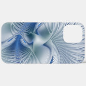 Dynamic Fantasy Abstrakt Blue Tones Fraktal Art Case-Mate iPhone Hülle (Rückseite / Rechts)