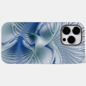 Dynamic Fantasy Abstrakt Blue Tones Fraktal Art Case-Mate iPhone Hülle (Rückseite (Horizontal))