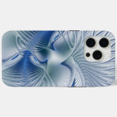 Dynamic Fantasy Abstrakt Blue Tones Fraktal Art Case-Mate iPhone Hülle (Rückseite (Horizontal))