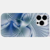 Dynamic Fantasy Abstrakt Blue Tones Fraktal Art Case-Mate iPhone Hülle (Rückseite (Horizontal))