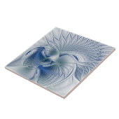 Dynamic Fantasy Abstrakt Blue Tones Fraktal Art Fliese (Seite)
