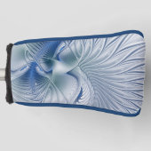 Dynamic Fantasy Abstrakt Blue Tones Fraktal Art Golf Headcover (Vorderseite)